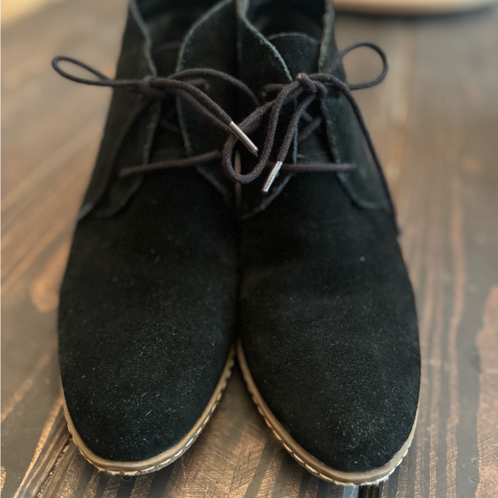 Black Suede Booties